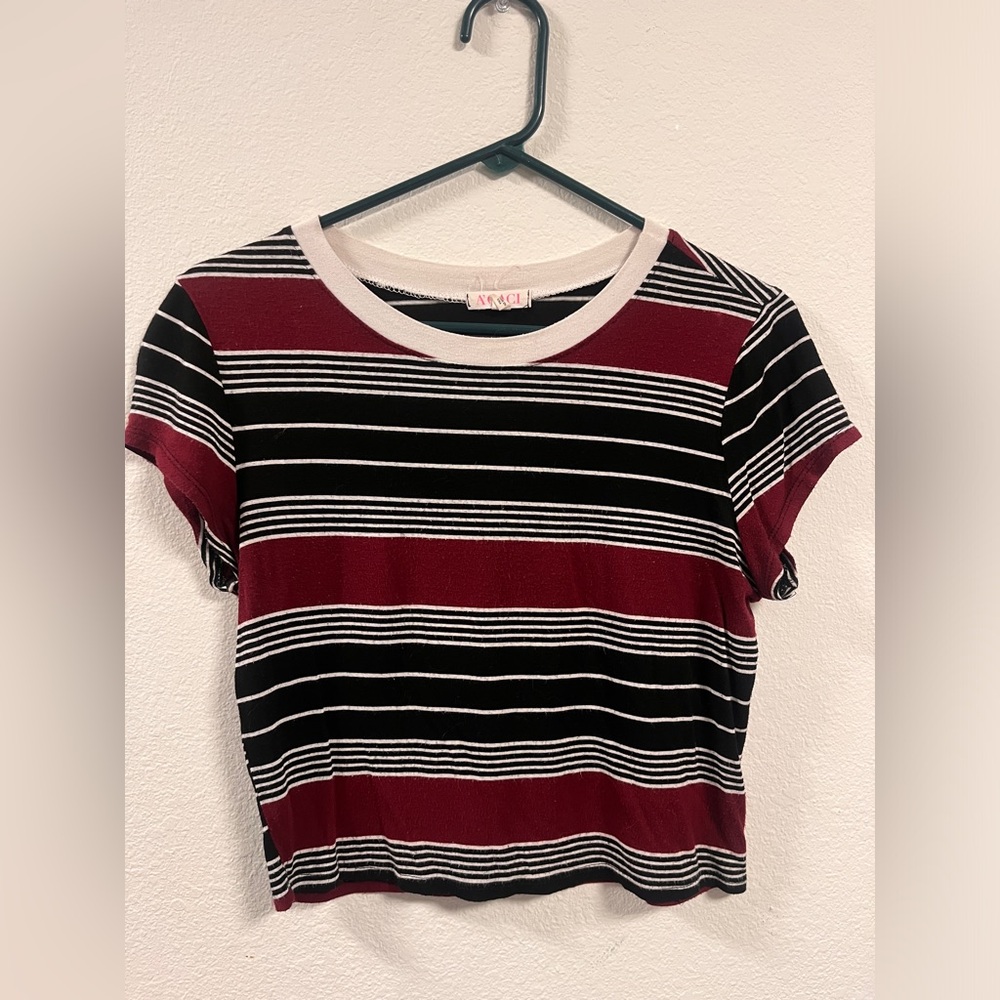 A’gaci Stripped Crop Top